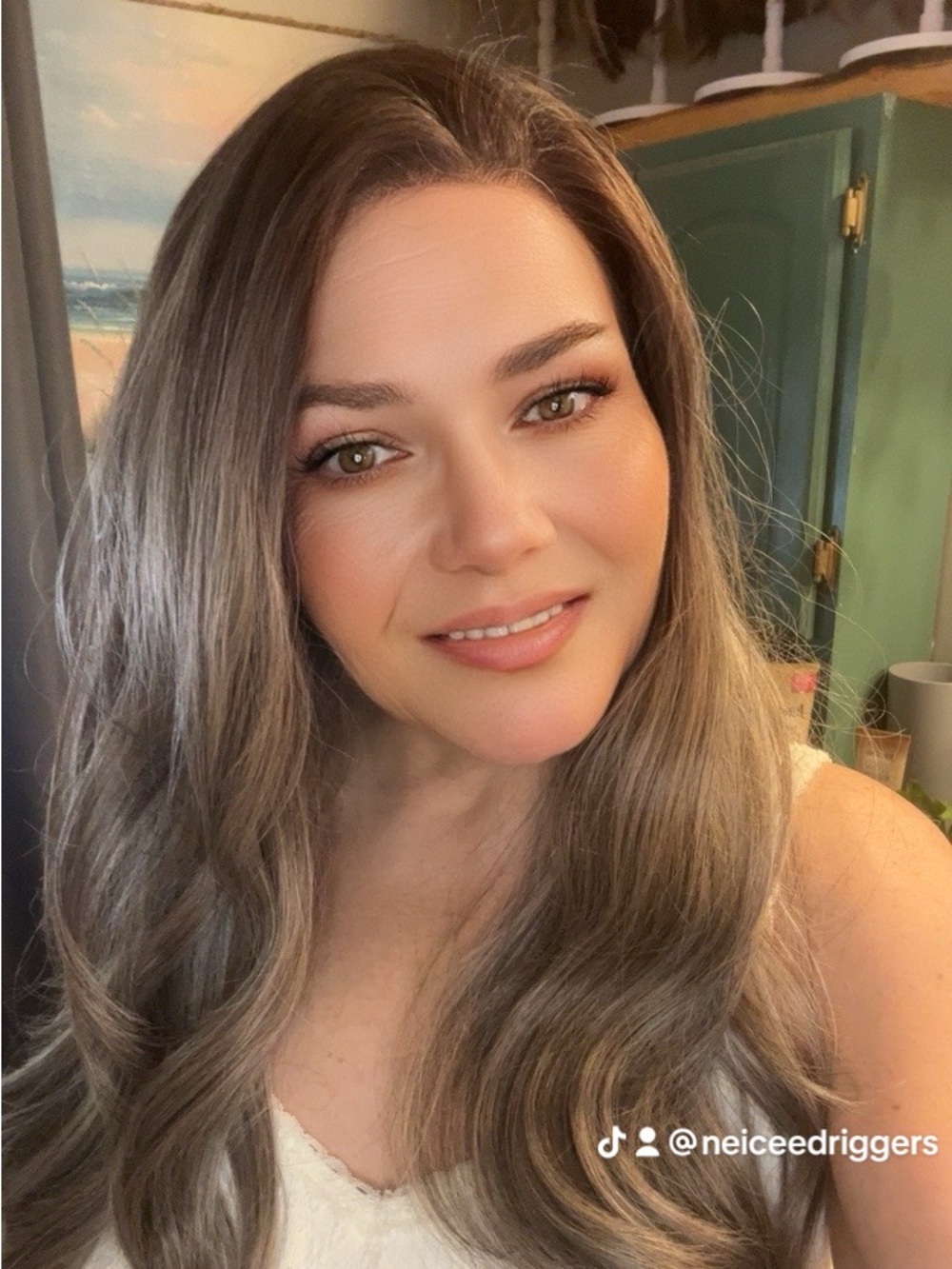 CSC Adia is an ashy light brunette/ smoky grey